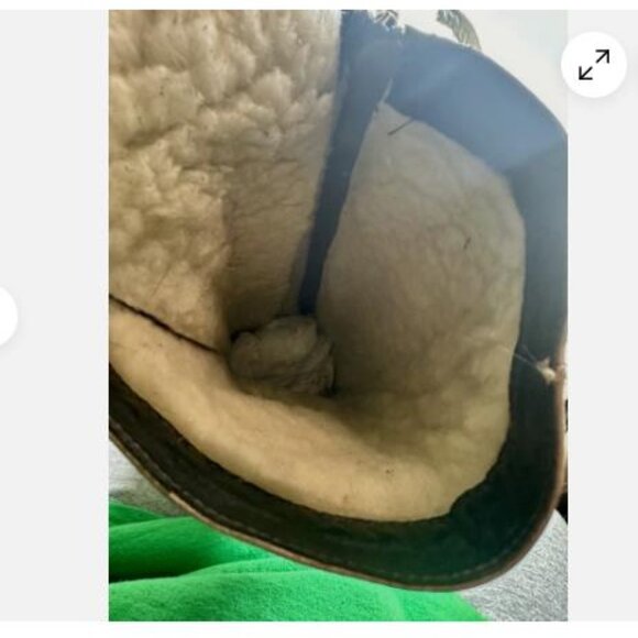 V Italia Smoke Leather Lace Up Zip Tall Lined Boot S Shoe Womens EU 40 - Picture 6 of 9